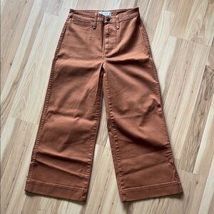 Madewell Emmett Wide Leg Cropped Pants